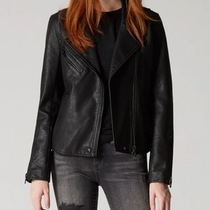 BLANKNYC Faux Leather Moto Jacket